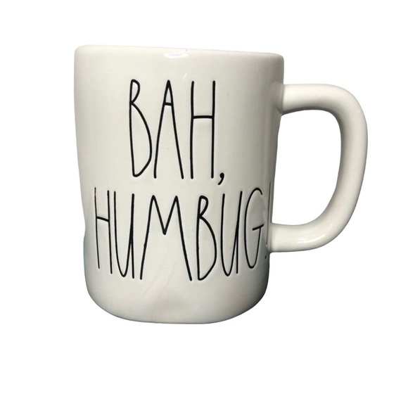 RAE Dunn Bah Humbug Mug Christmas Scrooge - Picture 1 of 10